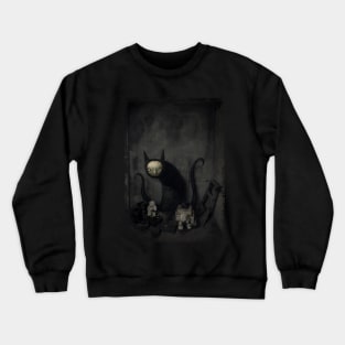 Gothic cat Crewneck Sweatshirt